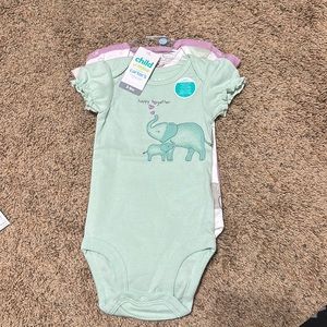New With Tags Baby Girl Onsies!